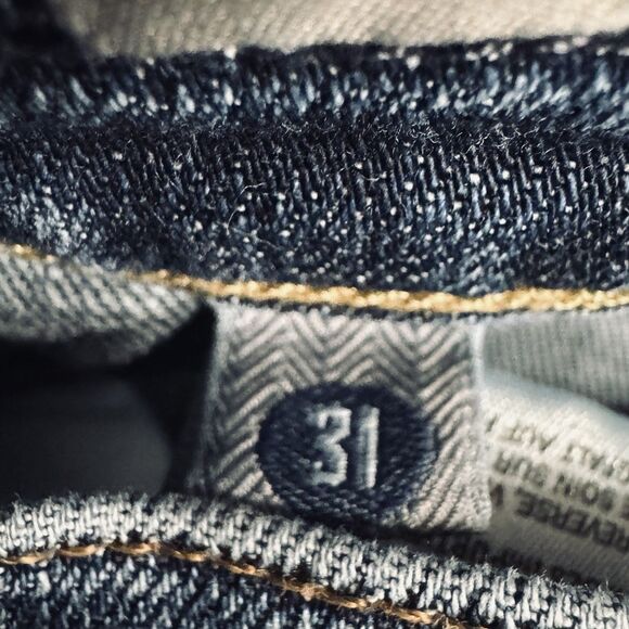 COH Citizens of Humanity Bootcut Jeans 31 Blue Hemmed Low Waist Denim Womens - Picture 4 of 12